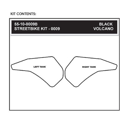 Stomgrip Traktionspad Streetbikes Schwarz Yamaha FZ1 Bj. 06-15