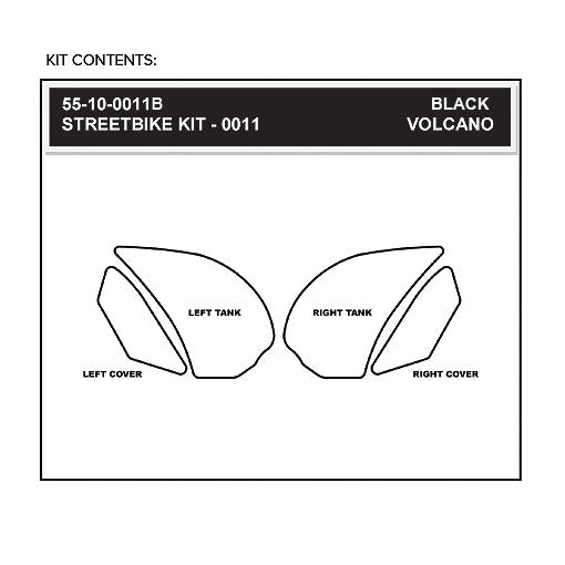 Stomgrip Traktionspad Streetbikes Schwarz Yamaha FZ8 Bj. 11-13