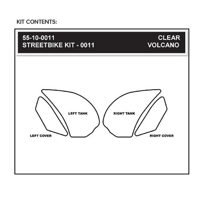 Stomgrip Traktionspad Streetbikes Hybrid Yamaha FZ8 Bj. 11-13