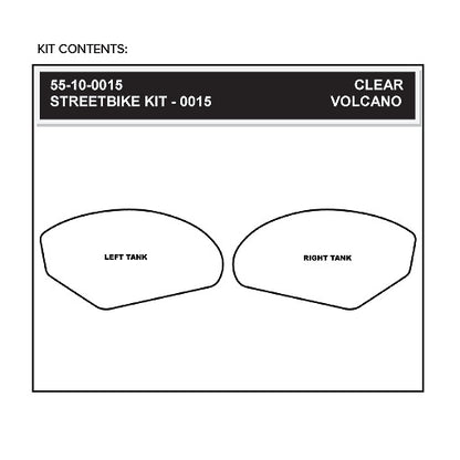 Stomgrip Traktionspad Streetbikes Klar Honda VTR1000 Bj. 01-06