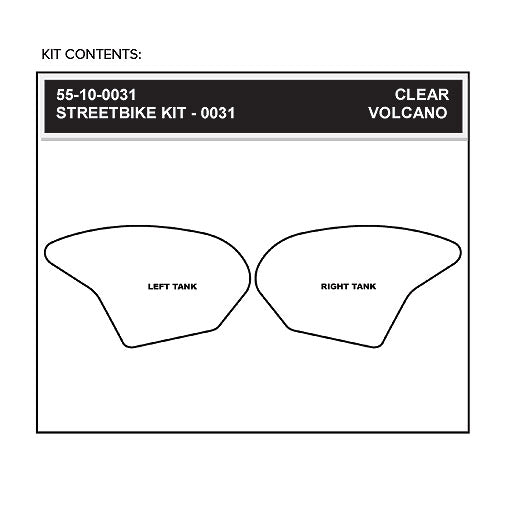 Stomgrip Traktionspad Streetbikes Klar Kawasaki Ninja ZX-6R / RR Bj. 05-06