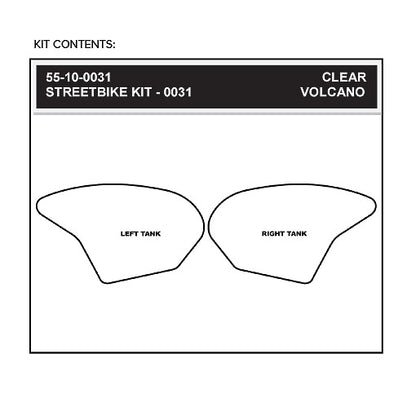 Stomgrip Traktionspad Streetbikes Klar Kawasaki Ninja ZX-6R / RR Bj. 05-06