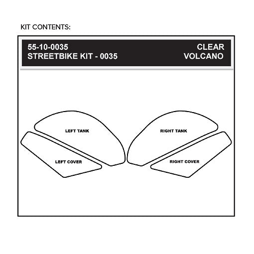 Stomgrip Traktionspad Streetbikes Hybrid Kawasaki ER-6F / ABS Bj. 06-11