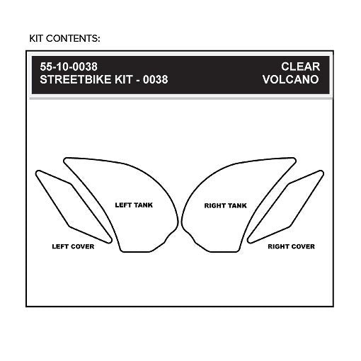 Stomgrip Traktionspad Streetbikes Hybrid Kawasaki Z1000 / ABS Bj. 10-16