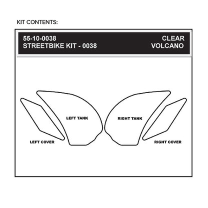Stomgrip Traktionspad Streetbikes Hybrid Kawasaki Z1000 / ABS Bj. 10-16