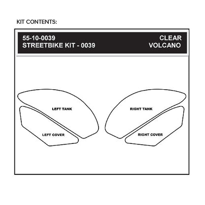 Stomgrip Traktionspad Streetbikes Hybrid Kawasaki Ninja 650 R Bj. 09-11