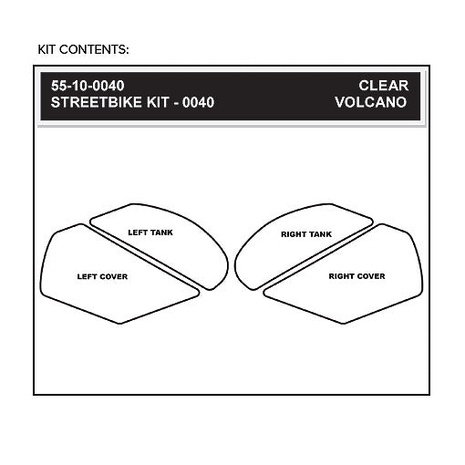 Stomgrip Traktionspad Streetbikes Klar Kawasaki Ninja ZX-10R / RR Bj. 11-22