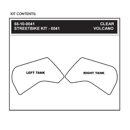Stomgrip Traktionspad Streetbikes Klar Kawasaki KLR 650 Bj. 00-18