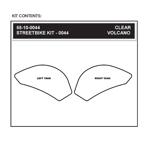 Stomgrip Traktionspad Streetbikes Klar Kawasaki ER-6F / ABS Bj. 12-16