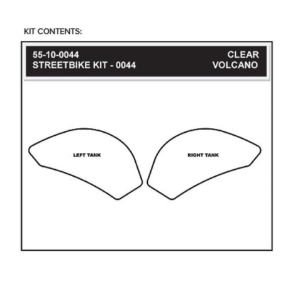 Stomgrip Traktionspad Streetbikes Klar Kawasaki ER-6F / ABS Bj. 12-16
