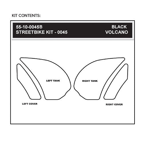 Stomgrip Traktionspad Streetbikes Schwarz Kawasaki Z1000 SX Bj. 11-17
