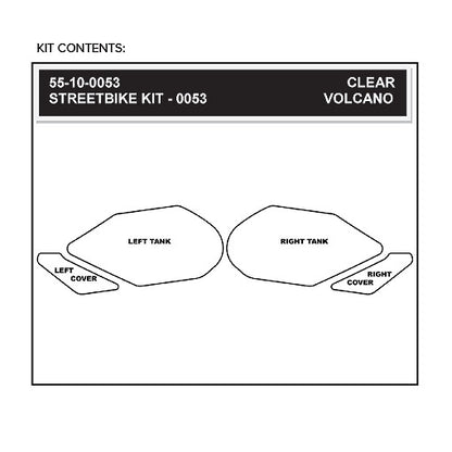 Stomgrip Traktionspad Streetbikes Hybrid Suzuki GSX-R 1000 Bj. 07-08