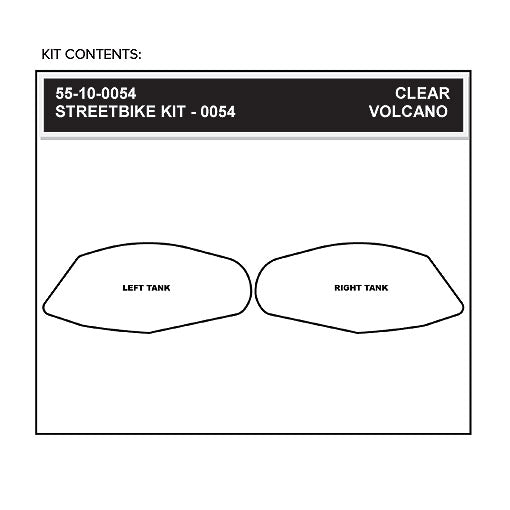 Stomgrip Traktionspad Streetbikes Klar Suzuki GSX-R 600 Bj. 08-10