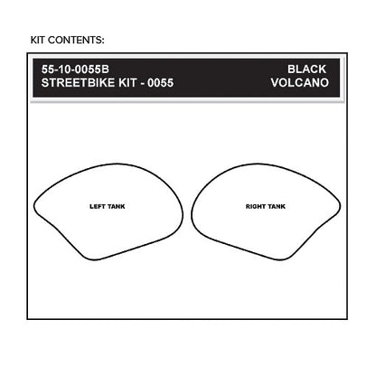Stomgrip Traktionspad Streetbikes Schwarz Suzuki GSX1300 R Hayabusa Bj. 00-20