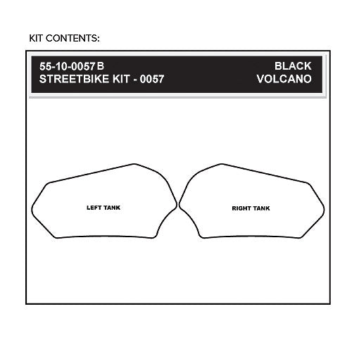 Stomgrip Traktionspad Streetbikes Schwarz Suzuki GSX-R 600 Bj. 11-22