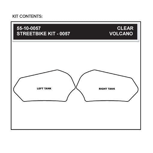 Stomgrip Traktionspad Streetbikes Klar Suzuki GSX-R 750 Bj. 11-22