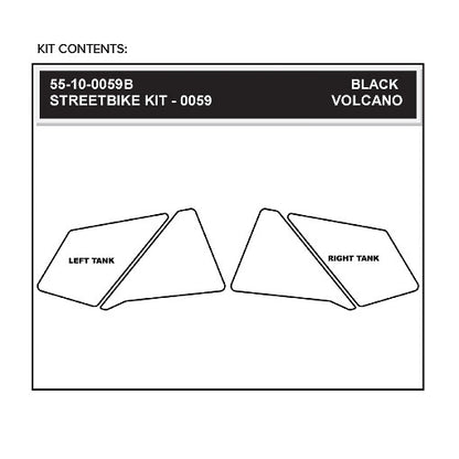 Stomgrip Traktionspad Streetbikes Schwarz KTM 990 Super Duke / R Bj. 07-13