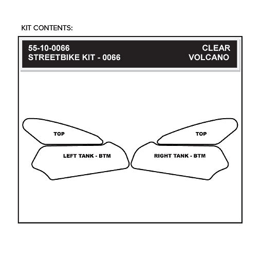 Stomgrip Traktionspad Streetbikes Klar Ducati Monster 1000 Bj. 02-03