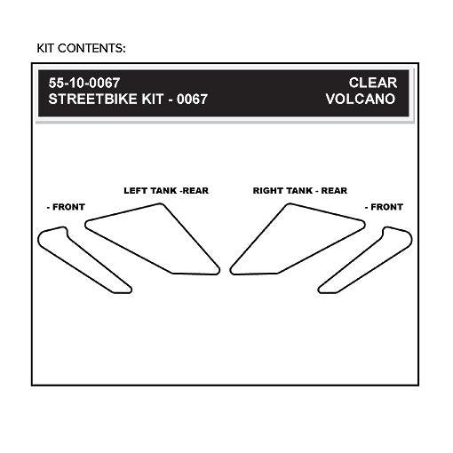 Stomgrip Traktionspad Streetbikes Klar Ducati Hypermotard 1100 / S / EVO / SP / Corse Bj. 08-12