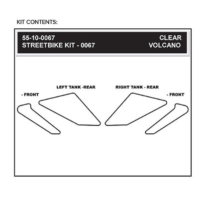 Stomgrip Traktionspad Streetbikes Klar Ducati Hypermotard 1100 / S / EVO / SP / Corse Bj. 08-12