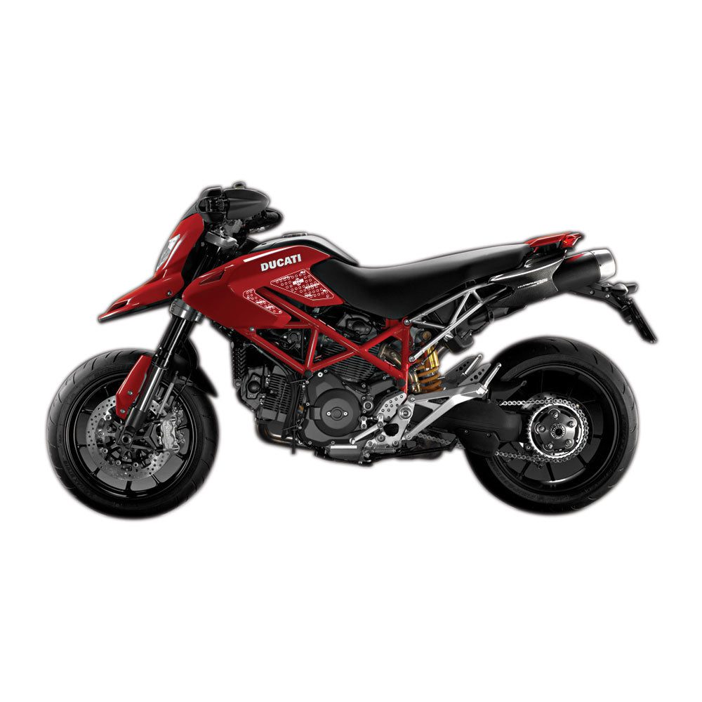 Stomgrip Traktionspad Streetbikes Klar Ducati Hypermotard 1100 / S / EVO / SP / Corse Bj. 08-12