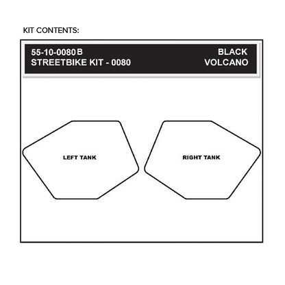 Stomgrip Traktionspad Streetbikes Schwarz BMW K 1200 R Bj. 04-09