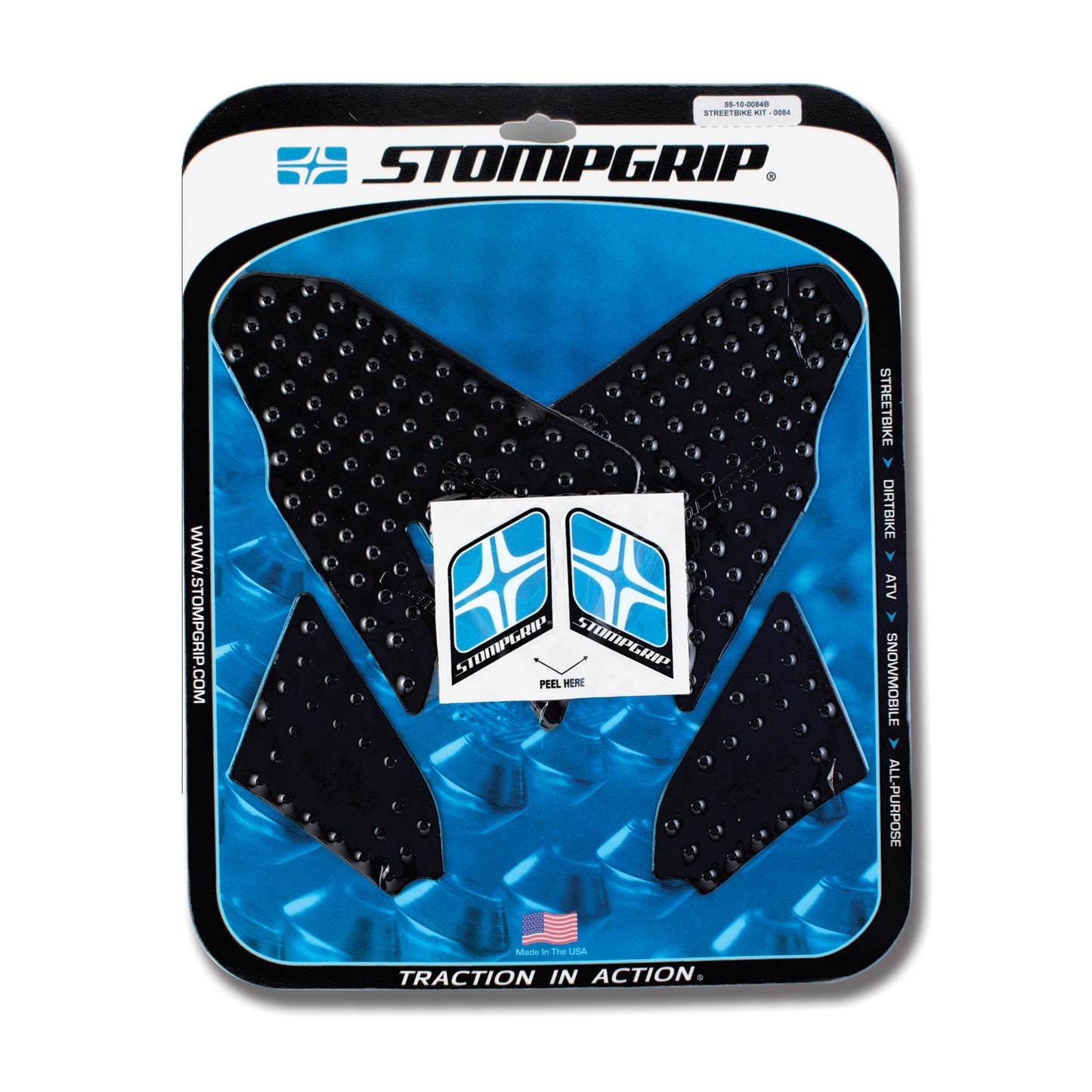 Stomgrip Traktionspad Streetbikes Schwarz BMW F 800 GS / Adventure Bj. 13-18