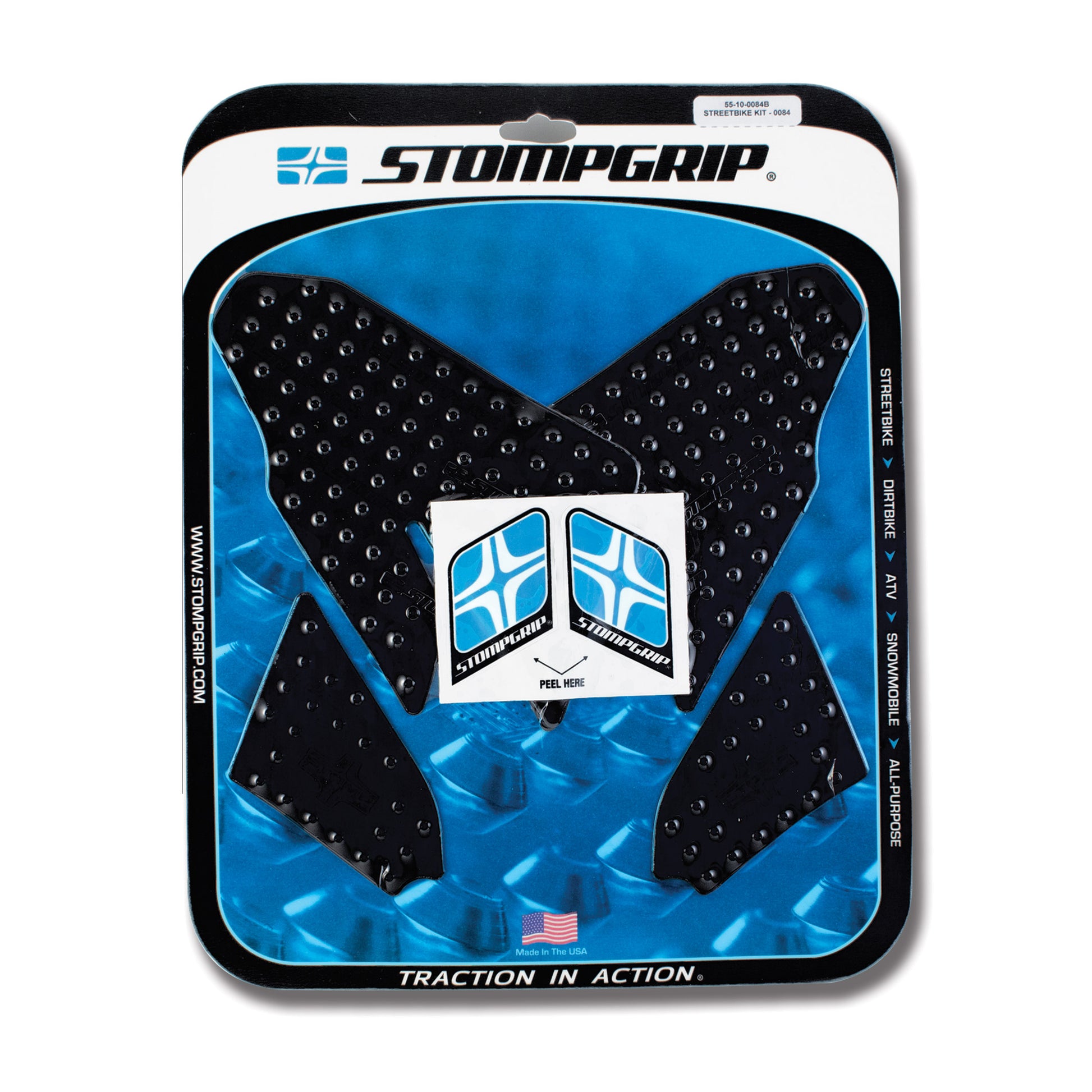 Stomgrip Traktionspad Streetbikes Schwarz BMW F 800 GS / Adventure Bj. 13-18