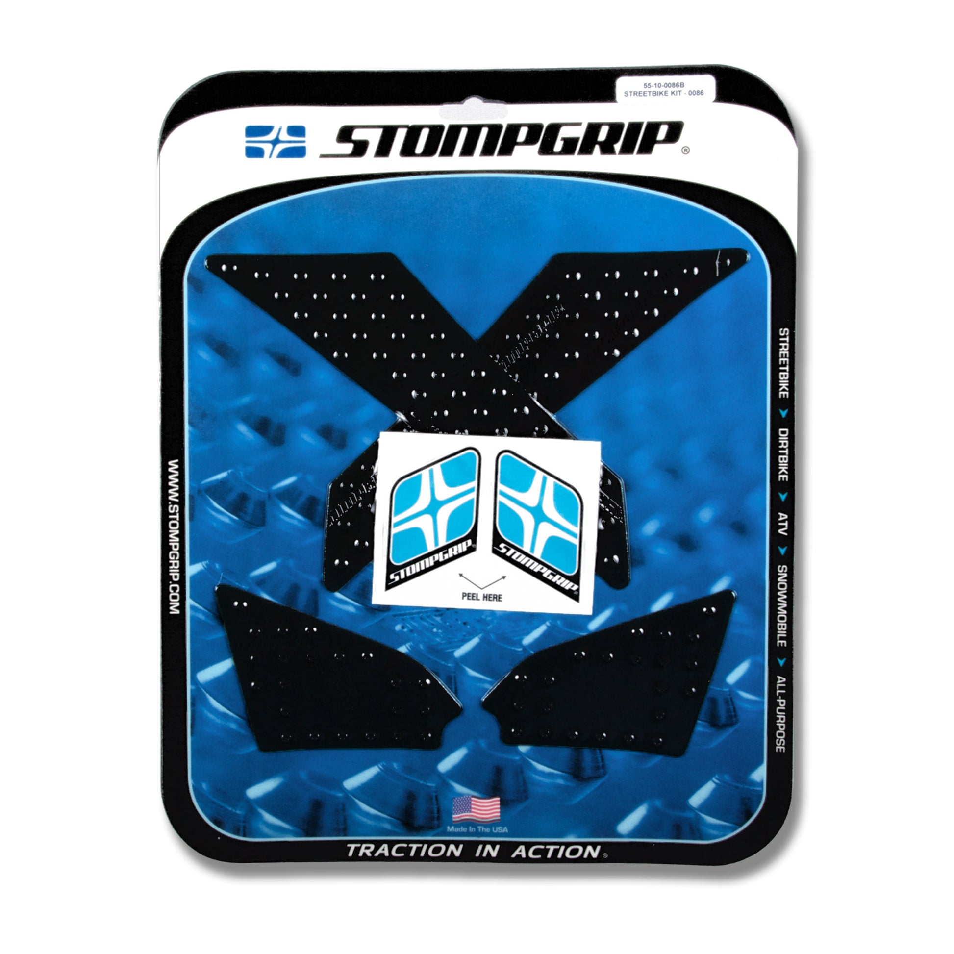 Stomgrip Traktionspad Streetbikes Schwarz Honda NC700 X Bj. 13-15