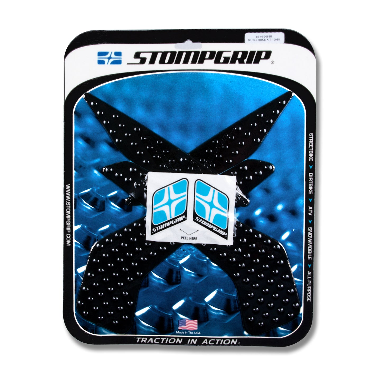 Stomgrip Traktionspad Streetbikes Schwarz Honda CRF250 M Bj. 14-15