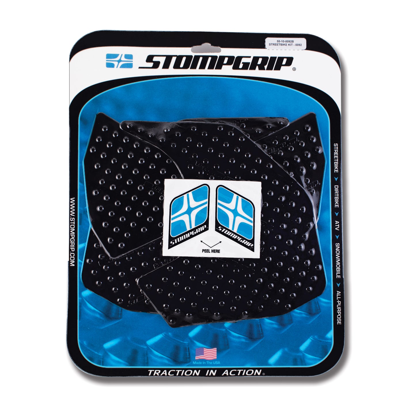 Stomgrip Traktionspad Streetbikes Schwarz Yamaha MT-09 Bj. 14-20