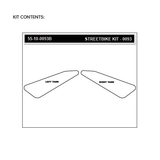 Stomgrip Traktionspad Streetbikes Schwarz BMW F 650 GS Bj. 00-07