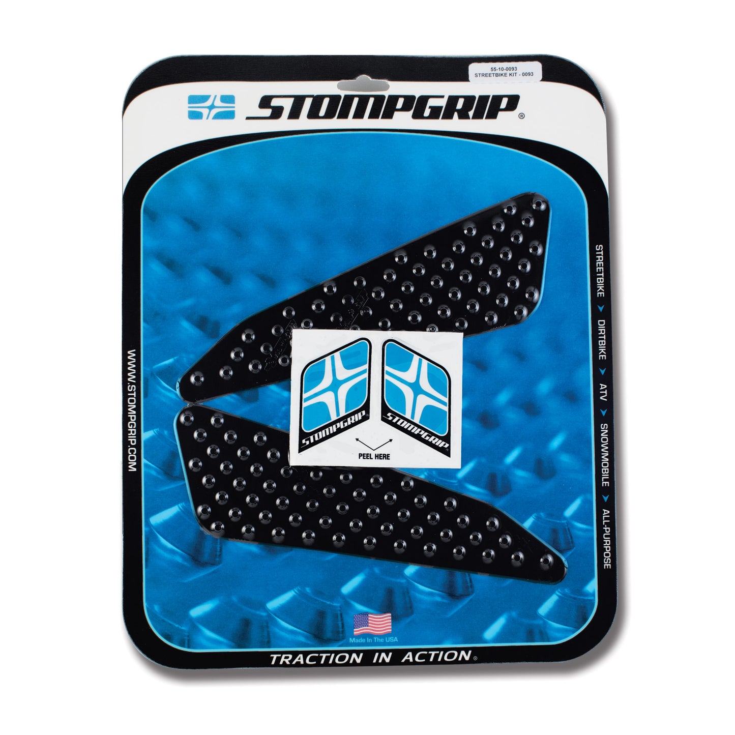 Stomgrip Traktionspad Streetbikes Schwarz BMW F 650 GS Bj. 00-07