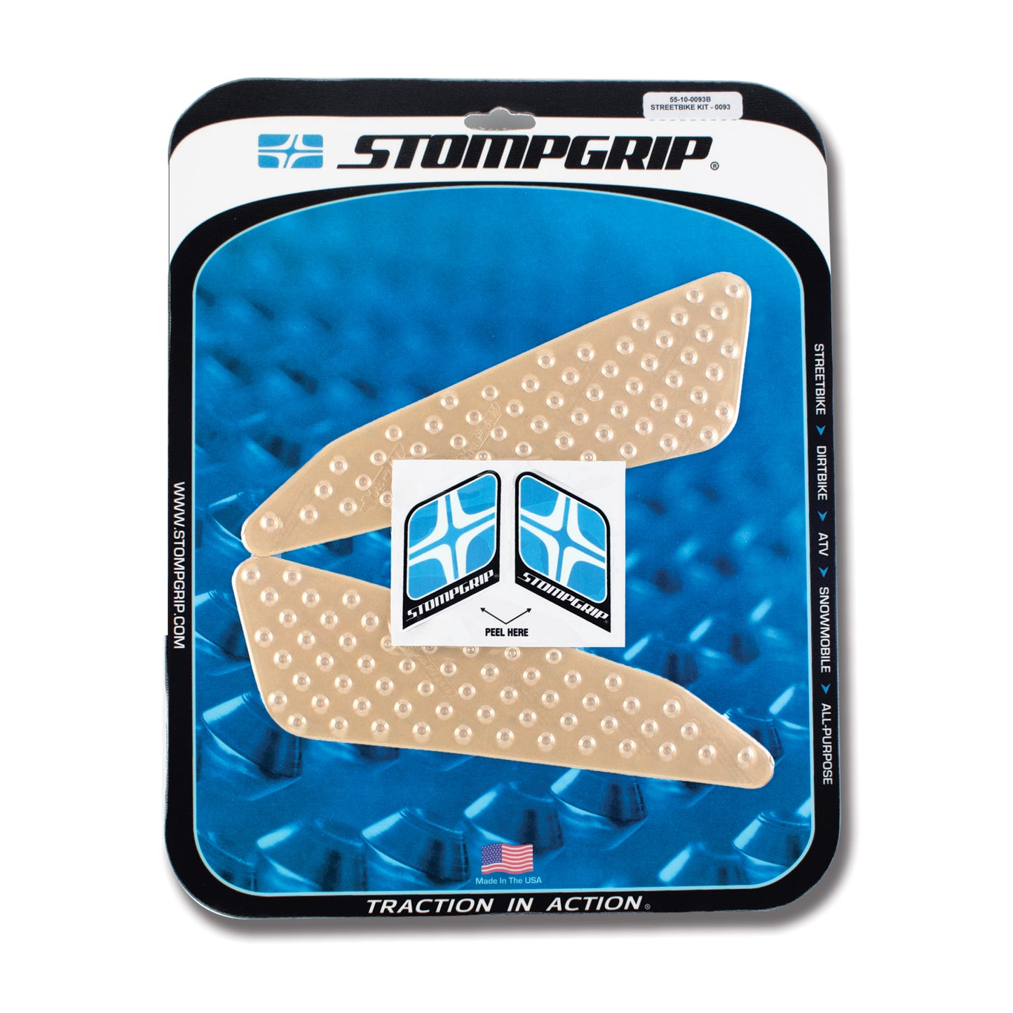 Stomgrip Traktionspad Streetbikes Klar BMW F 650 GS Bj. 00-07