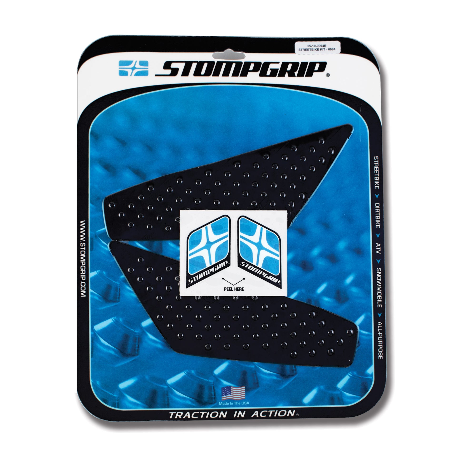 Stomgrip Traktionspad Streetbikes Schwarz BMW F 800 R Bj. 09-18