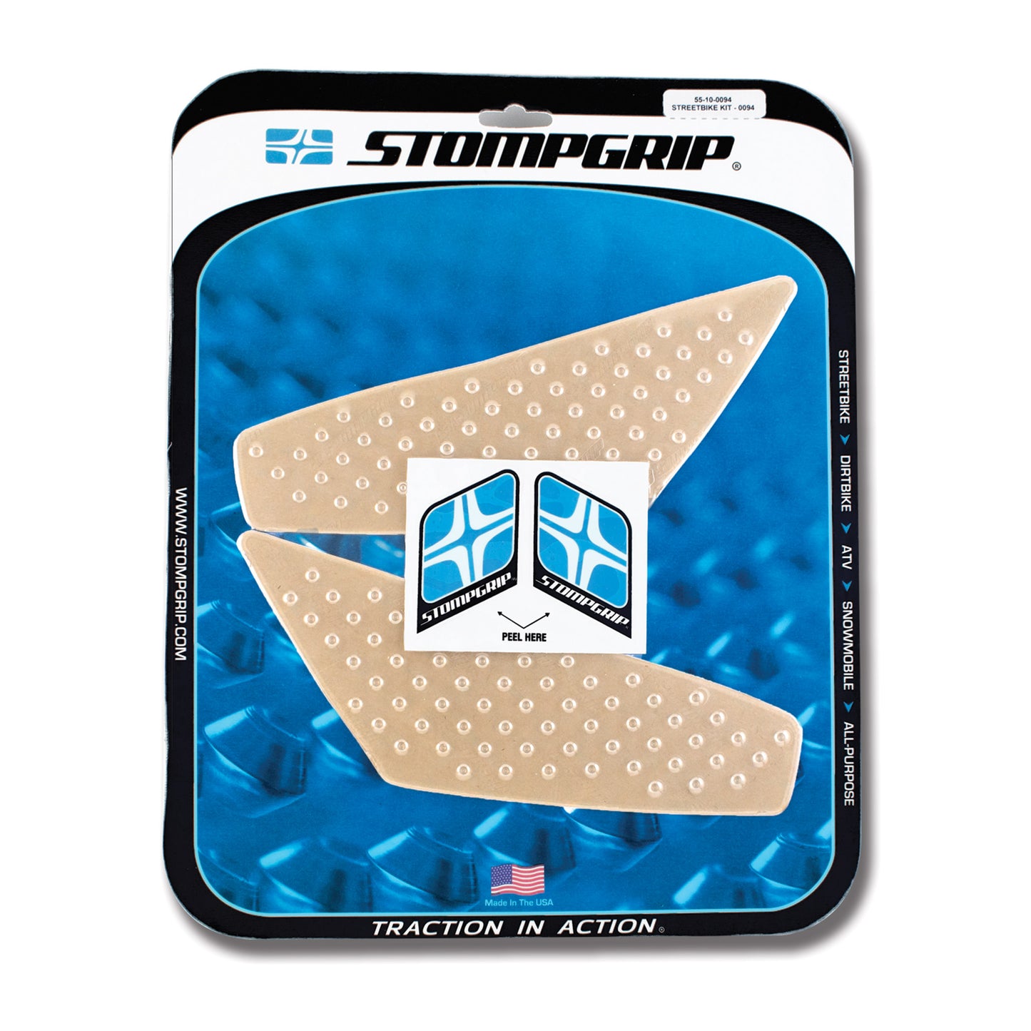 Stomgrip Traktionspad Streetbikes Klar BMW F 800 R Bj. 09-18