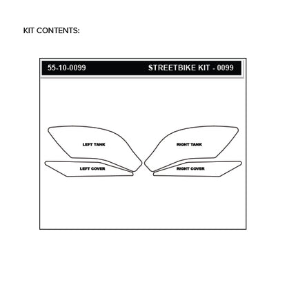 Stomgrip Traktionspad Streetbikes Klar Yamaha YZF-R1 Bj. 15-22