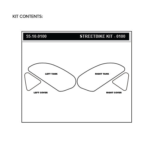 Stomgrip Traktionspad Streetbikes Hybrid Honda CBR250 R Bj. 15