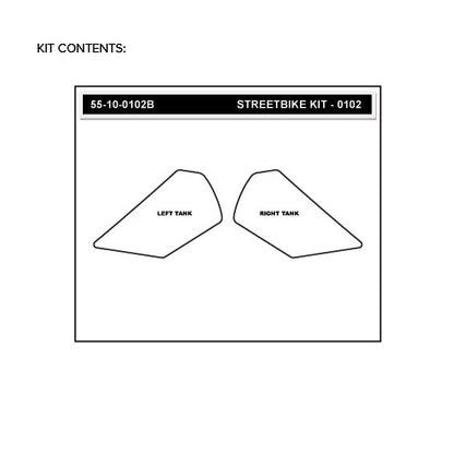 Stomgrip Traktionspad Streetbikes Schwarz KTM 1290 Super Duke R Bj. 14-19