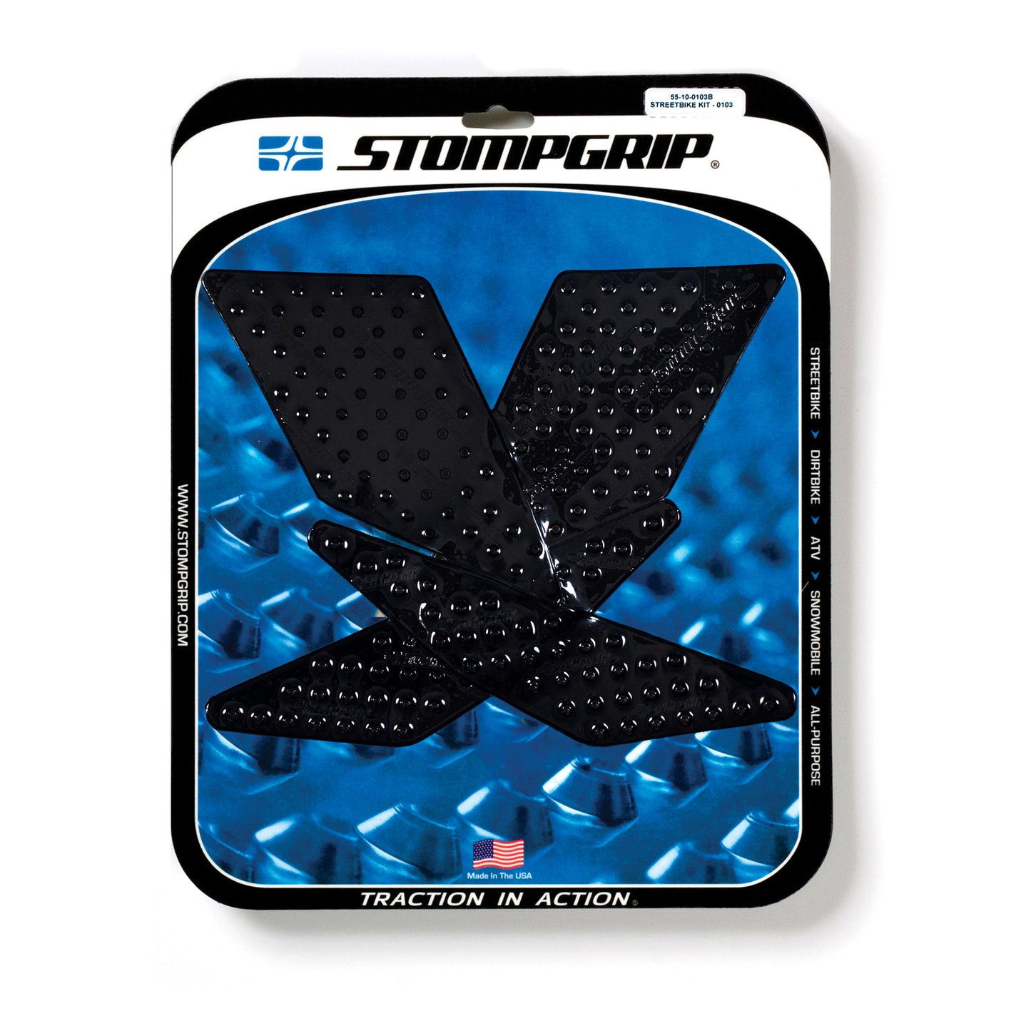 Stomgrip Traktionspad Streetbikes Schwarz Yamaha MT-09 Tracer Bj. 15-17