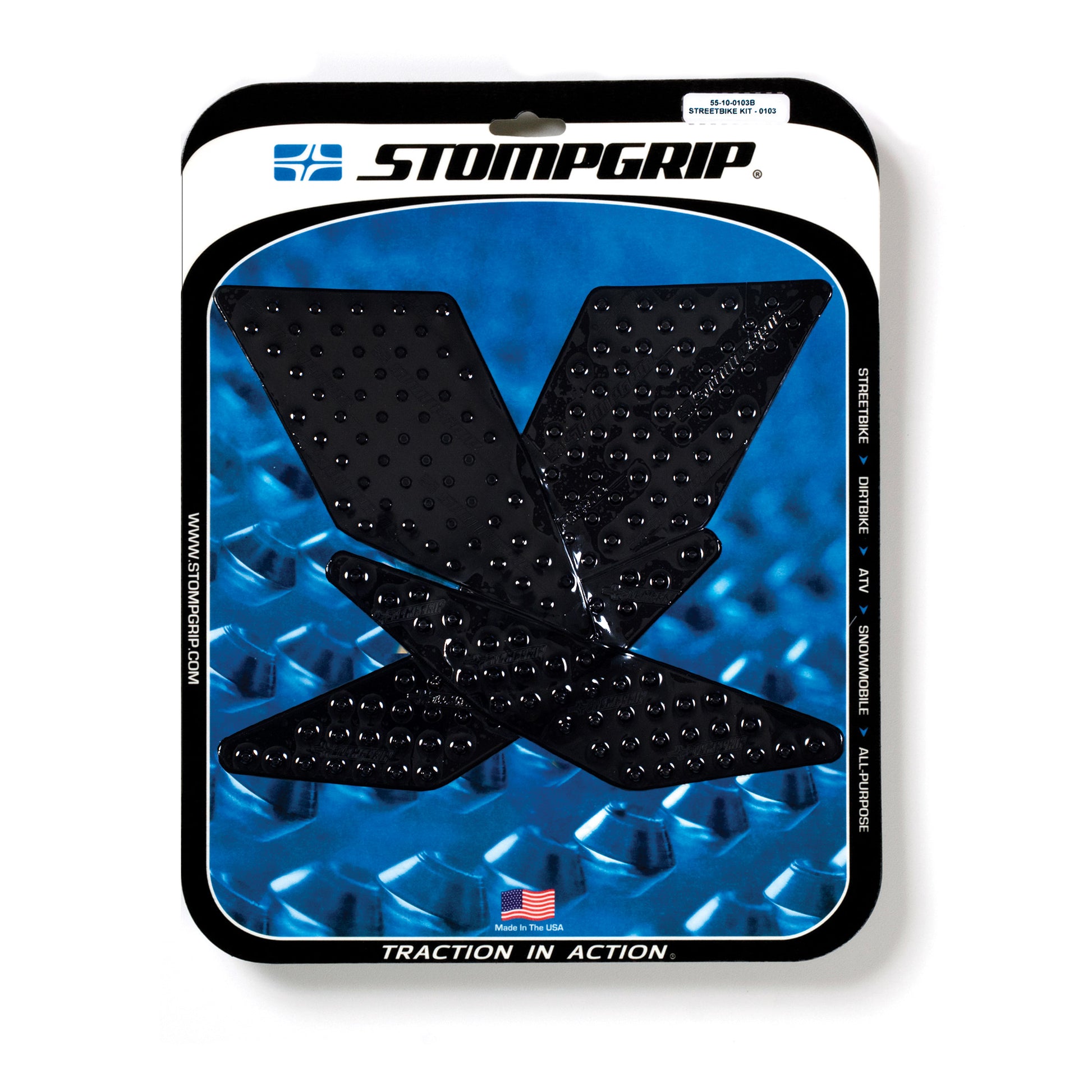 Stomgrip Traktionspad Streetbikes Schwarz Yamaha MT-09 Tracer Bj. 15-17