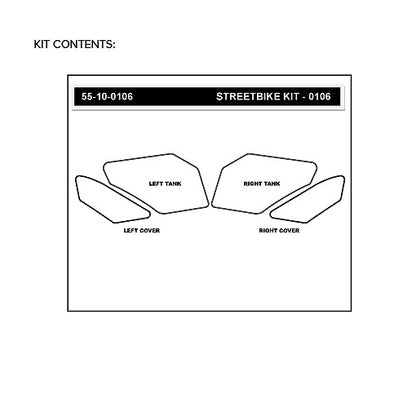 Stomgrip Traktionspad Streetbikes Hybrid BMW R 1200 R Bj. 15-18