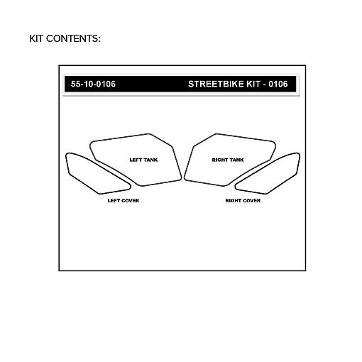 Stomgrip Traktionspad Streetbikes Hybrid BMW R 1200 R Bj. 15-18
