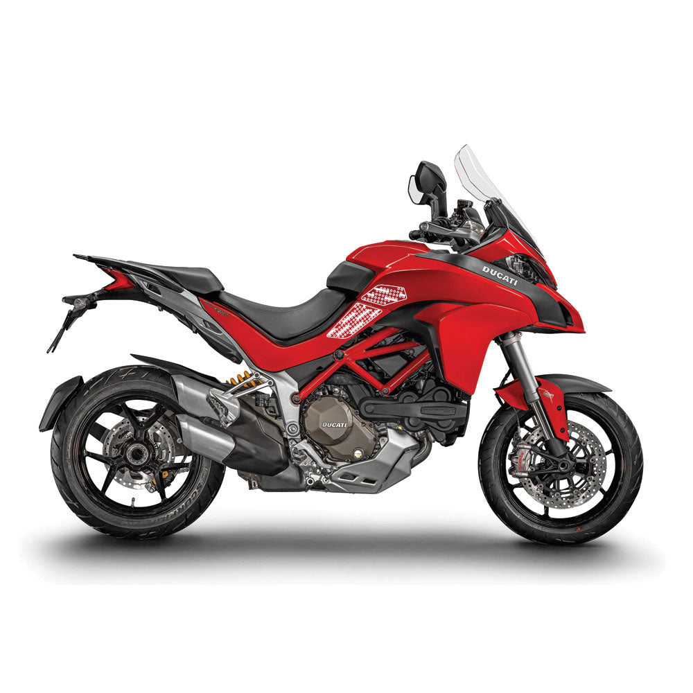 Stomgrip Traktionspad Streetbikes Klar Ducati Multistrada 1200 / S / ABS Bj. 15-17