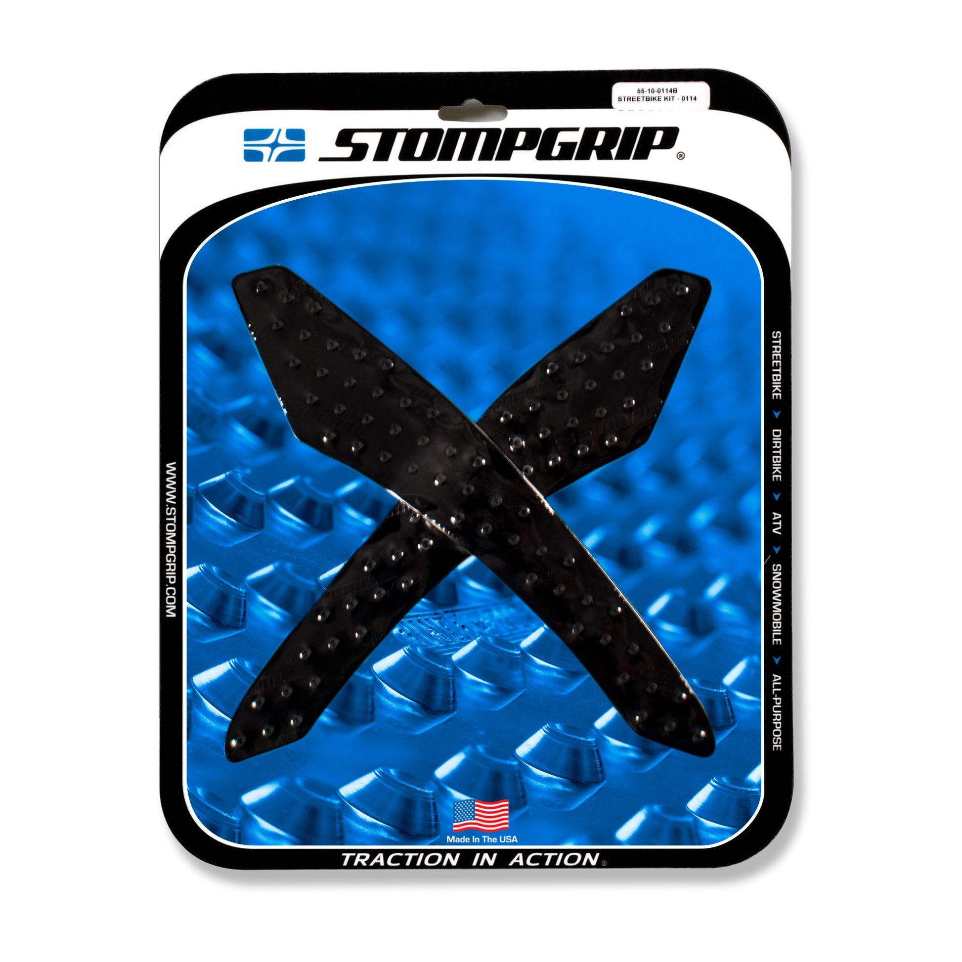 Stomgrip Traktionspad Streetbikes Schwarz Yamaha V-Max 1600 Bj. 09-20
