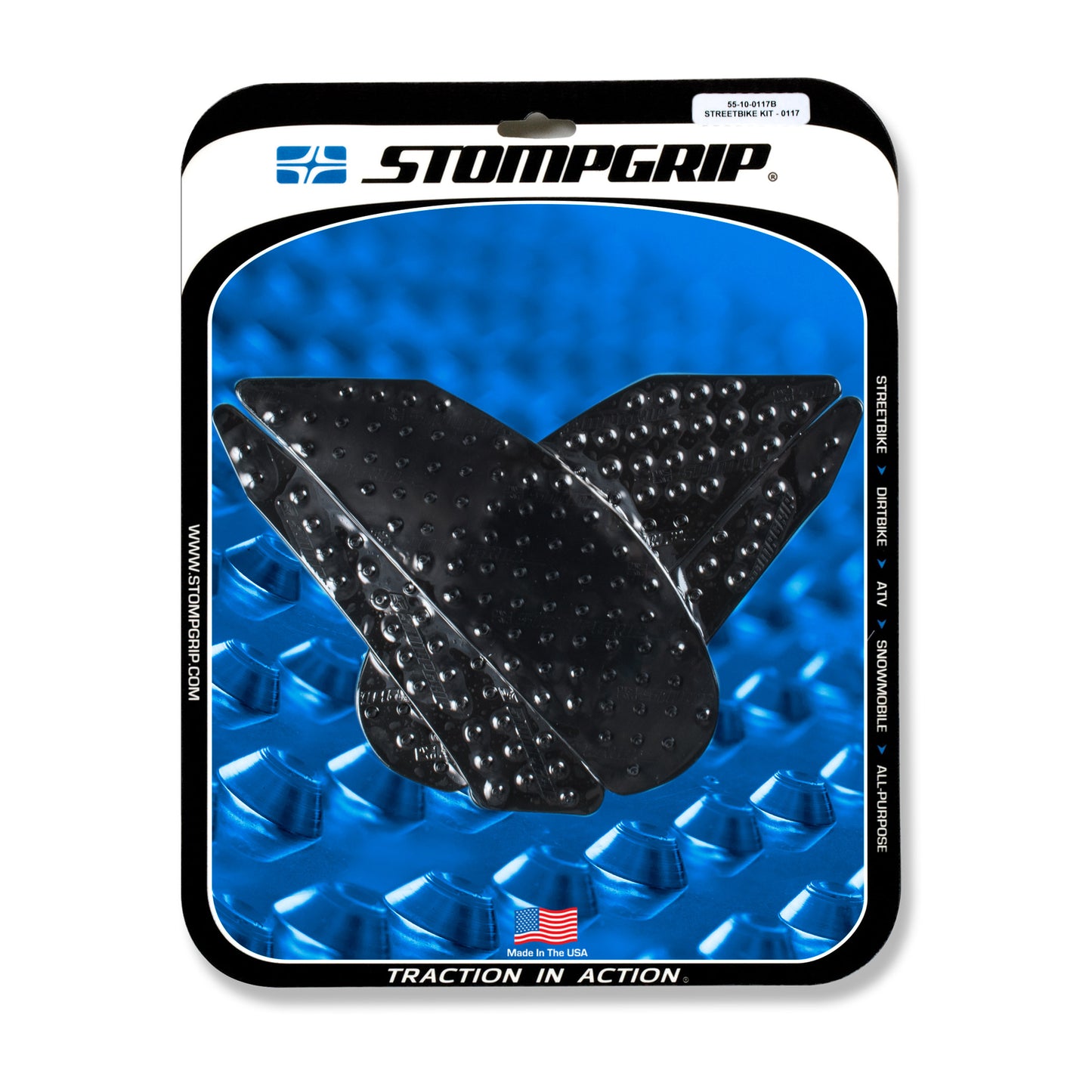 Stomgrip Traktionspad Streetbikes Schwarz Kawasaki Z800 Bj. 13-16