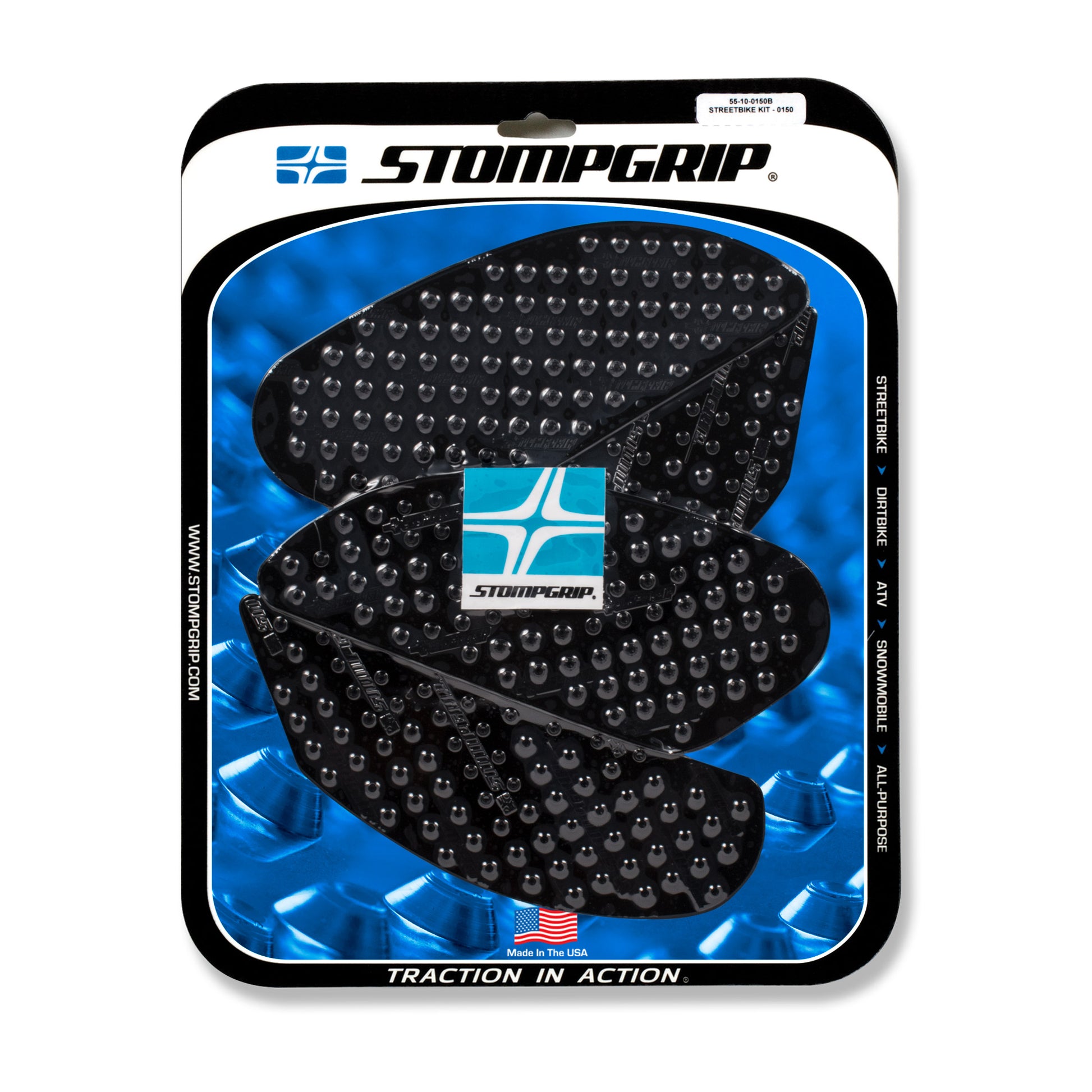 Stomgrip Traktionspad Streetbikes Schwarz Kawasaki Ninja H2 SX Bj. 18-22
