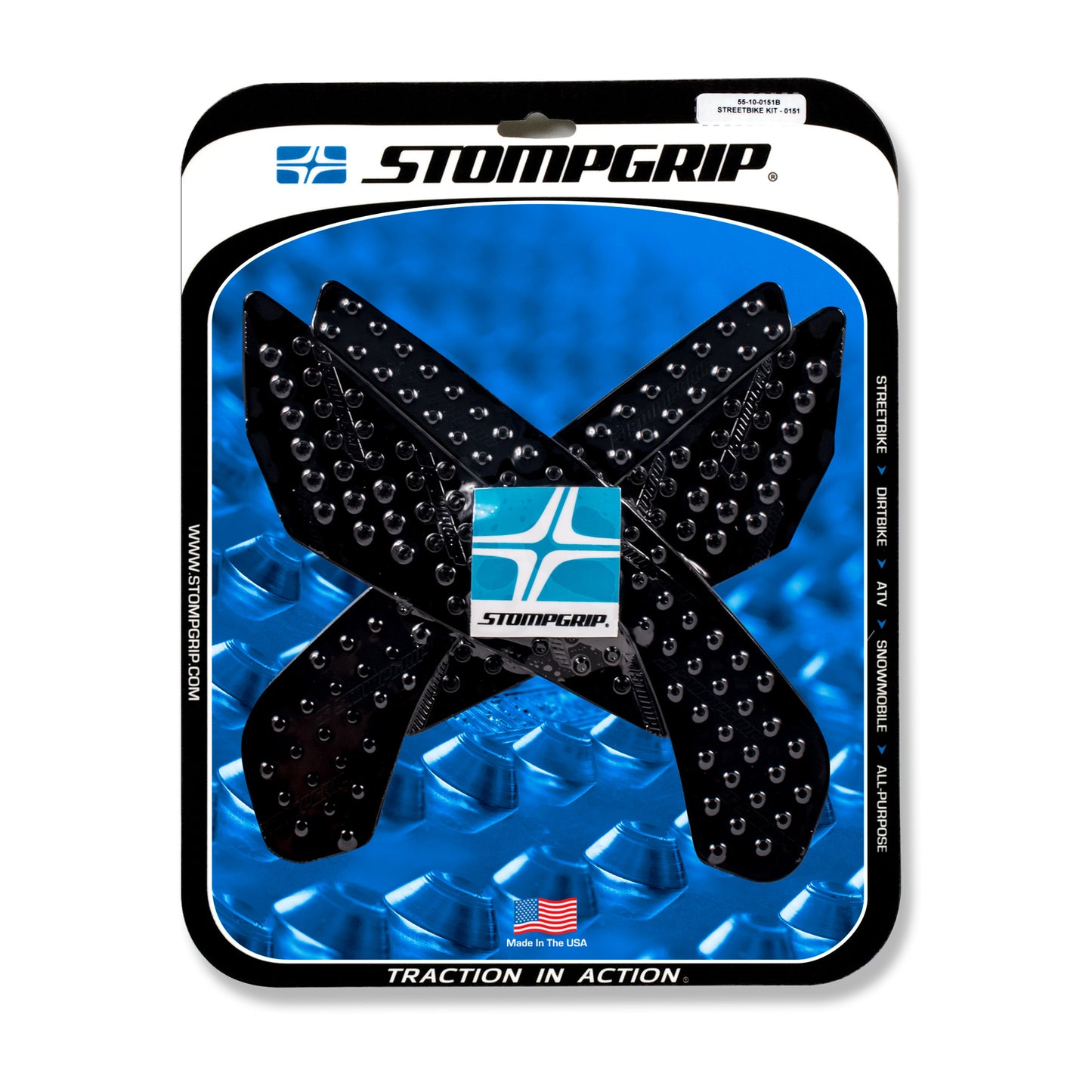 Stomgrip Traktionspad Streetbikes Schwarz Suzuki GSX-S 750 Bj. 18-22