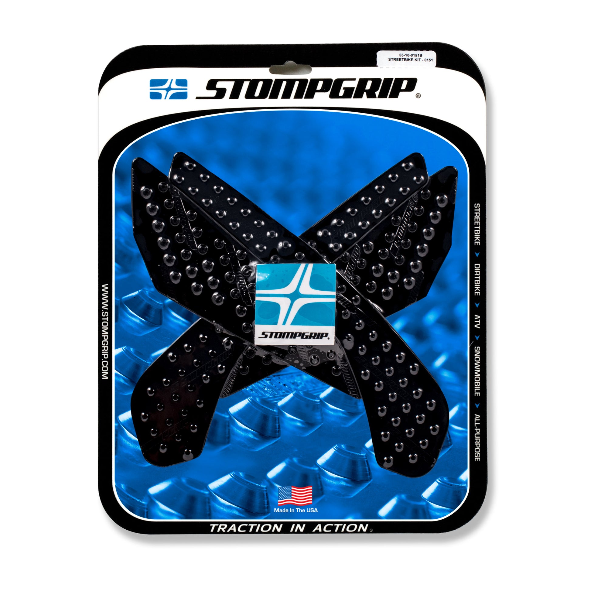 Stomgrip Traktionspad Streetbikes Schwarz Suzuki GSX-S 750 Bj. 18-22