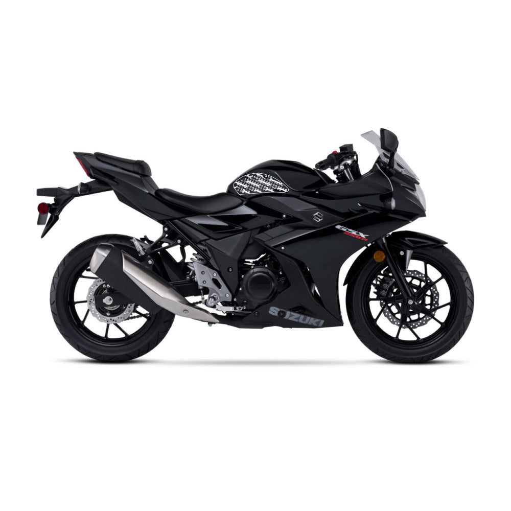 Stomgrip Traktionspad Streetbikes Schwarz Suzuki GSX250 R Bj. 18-20